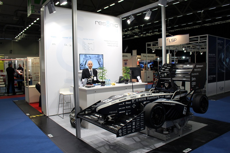 Mass Properties Measurement of Complete Vehicle at Professional MotorSport World Expo 2015